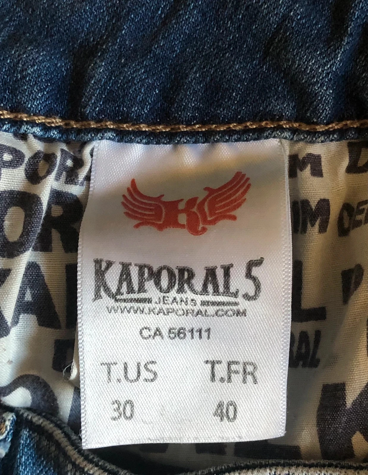 Short en jean Kaporal - Vintage Spirit - Talla US 30 (FR 40) – photo 4